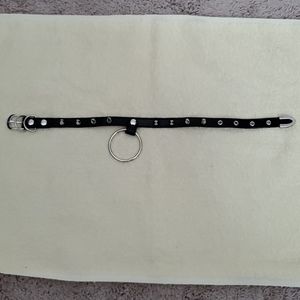 Goth style spiked O-ring choker